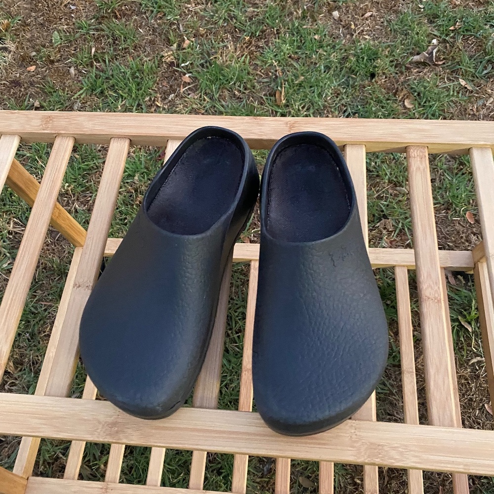Birkenstock Super-Birki Polyurethane Black Size 8 - 38
